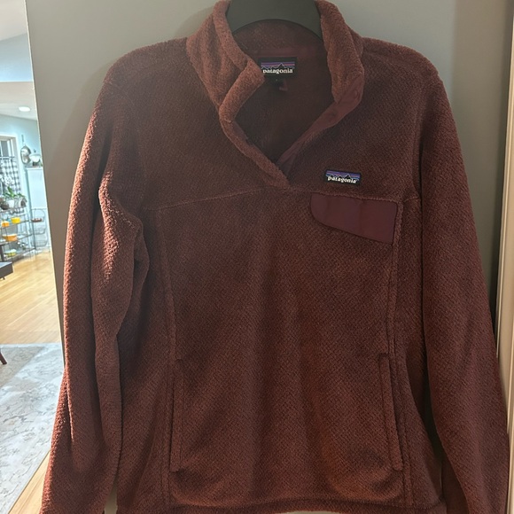 Patagonia Sweaters - Patagonia Maroon Fleece Pullover